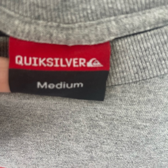Quiksilver 1990’s Vintage Surf Gray Long Sleeve Tee - Picture 7 of 10